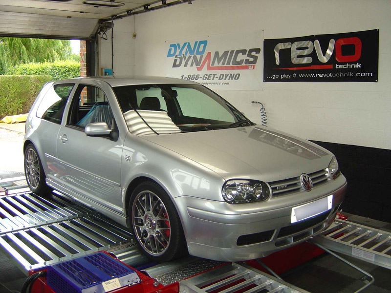 VW Golf in the Corten-Miller workshop