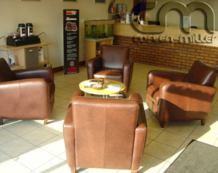 Corten-Miller reception and showroom